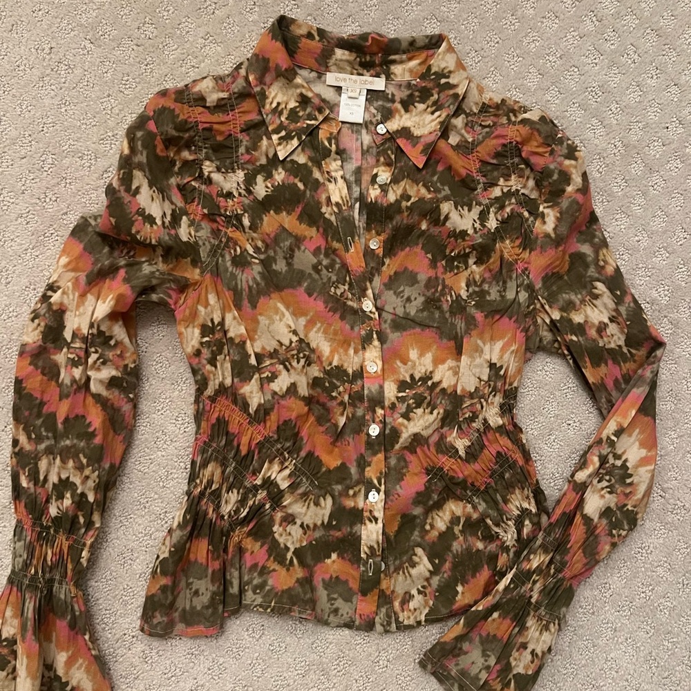 Love the Label Sonia Top in Karishma Print